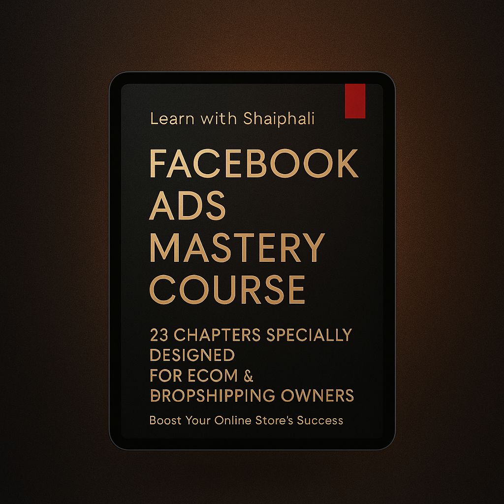The Only Facebook Ads Guide You Need to Succeed in Ecom & Dropshipping.