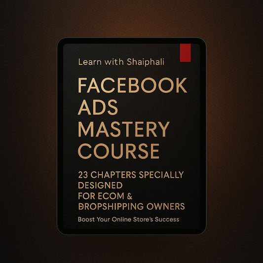 The Only Facebook Ads Guide You Need to Succeed in Ecom & Dropshipping.